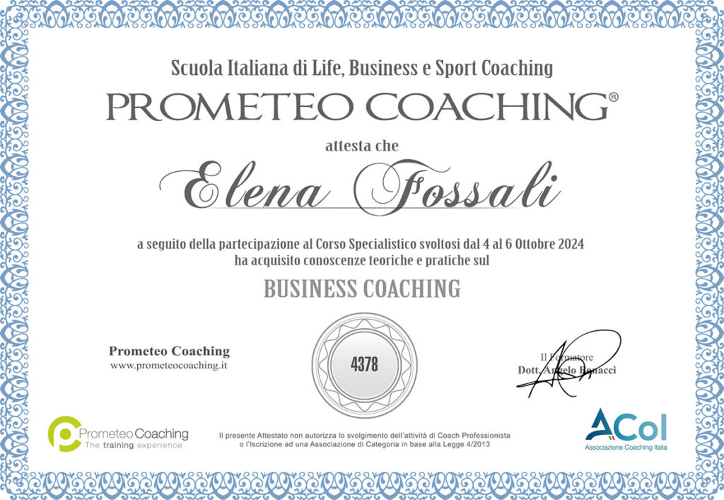 business coaching elena fossali